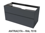Meuble sous-vasque, finition bois ou couleurs, deux tiroirs à onglet, Largeur 60, 70, 80, 100, 120 et 140 cm, Profondeur 45 cm, Hauteur 55 cm, Stock disponible, LIVRAISON OFFERTE